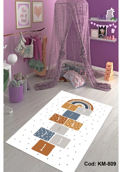 Pamuk Dokuma Taban Kaymaz Yıkanabilir Çocuk Odasına Çocuk Halısı fiyatları