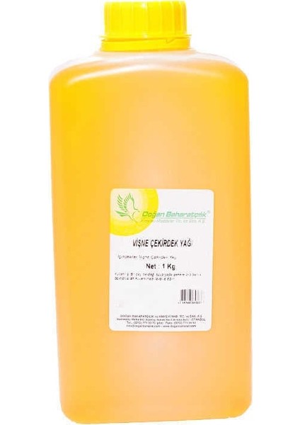 Vişne Çekirdeği Yağı Pet Bidon 1000 gr