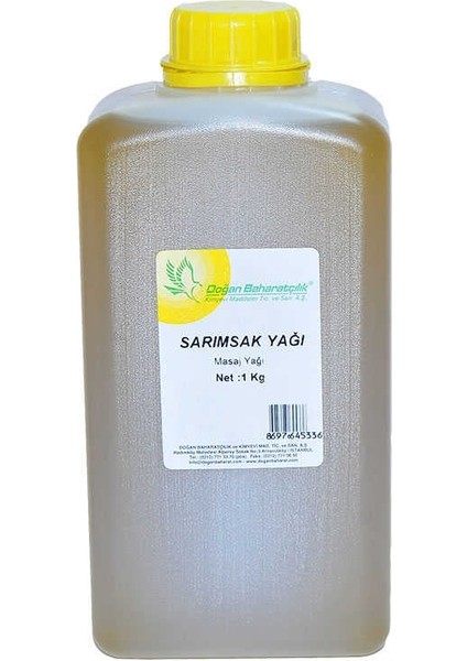 Sarımsak Yağı Pet Bidon 1000 gr
