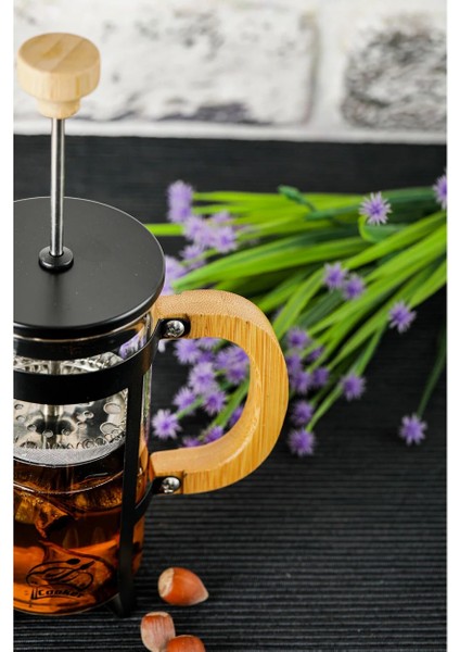 Lüx Cam 350 ml French Press Siyah indirimleri