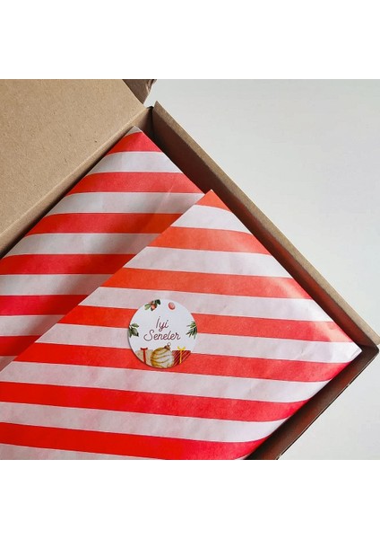 Yılbaşı Temalı Iyi Seneler Sticker Seti, Yeni Yıl Hediye Paketleme Etiketi, 108 Adet, 33X33 mm fırsatları