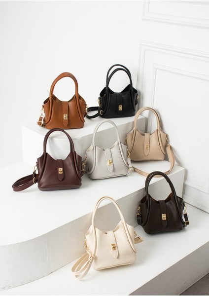 Klasik Şık Kadın Omuz ve El Çantası (Makyaj Çantası Hediyeli) modelleri