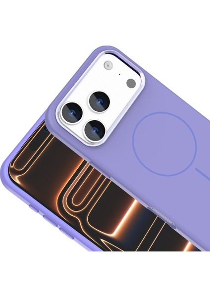 Apple iPhone 17 Pro Max Magsafe Şarj Özellikli Metal Kamera Çerçeveli Magfusion Silikon Kapak Kılıf fiyatları