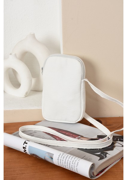 Lüks Günlük Telefonluk Anahtarlık Omuz Çantası Yumuşak Deri