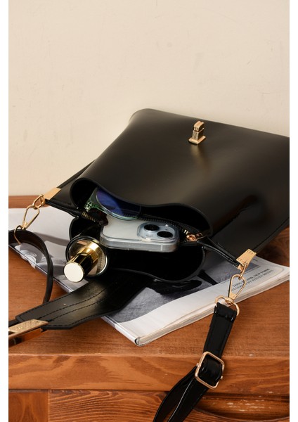 Kadın 3 Bölmeli Elden Tutmalı Omuzdan Asmalı Kaliteli Çanta fiyatları