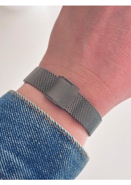 Hasır Çelik Kordon Füme Kadın Kol Saati modelleri