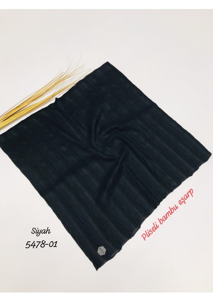 5478 Pliseli Bambu Eşarp