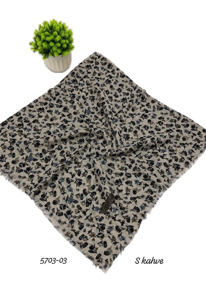 5703 Flamlı Pamuk Eşarp