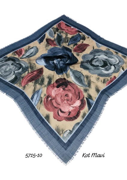 5715 Flamlı Pamuk Eşarp