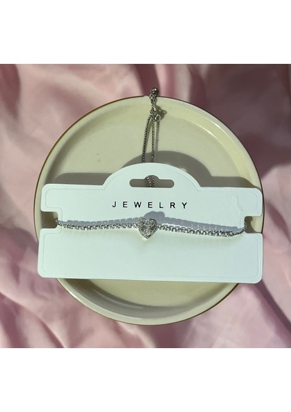 Kadın Kalpli Bileklik Gümüş Renk Bileklik Gümüş Renk Kalp Figürlü Taşlı Kadın Bileklik Ayarlanabilir Çelik Aşk Temalı Takı Şık Romantik Hediye Kadın Çelik Bileklik Taşlı Bileklik Kalpli Bileklik indirimleri