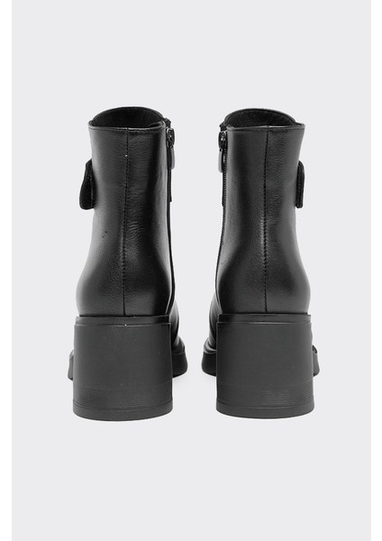 Hakiki Deri Kalın Topuklu Kadın Bot fırsatları