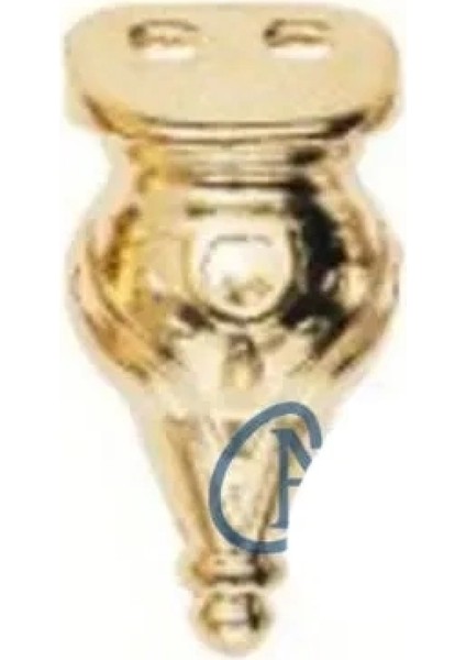 Minare Sandık Ayağı, Kutu Ayak 3 cm - Sarı, 100 Adet