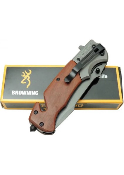 Browning DA308 Kurtarma Çakısı Gül 23 cm Manuel, Kemerlikli fiyatları