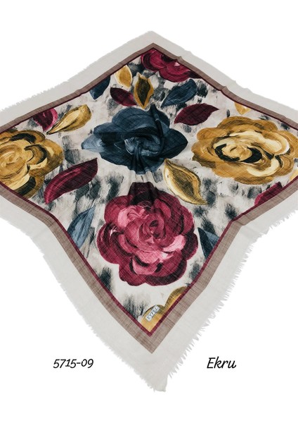 5715 Flamlı Pamuk Eşarp
