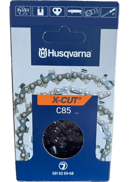 Zincir Kutulu 42 Diş X-Cut C85 3/8 58A 1.5mm Köşeli