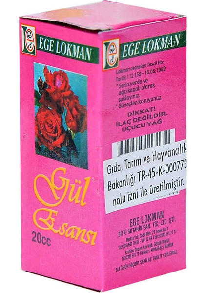 Gül Esansı 20 cc modelleri