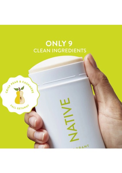 Natıve Crısp Pear & Cashmere Alumınum Paraben Free Stık Deodorant 75 G modelleri