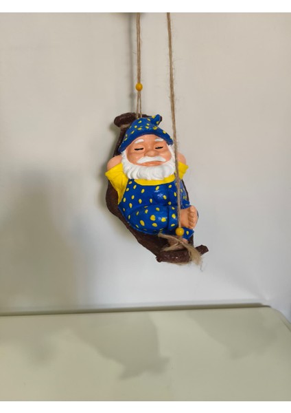 Hamakta Sallanan Cüce Dekoratif Biblo Balkon Süsü - Dekoratif Ev Aksesuarı fiyatları