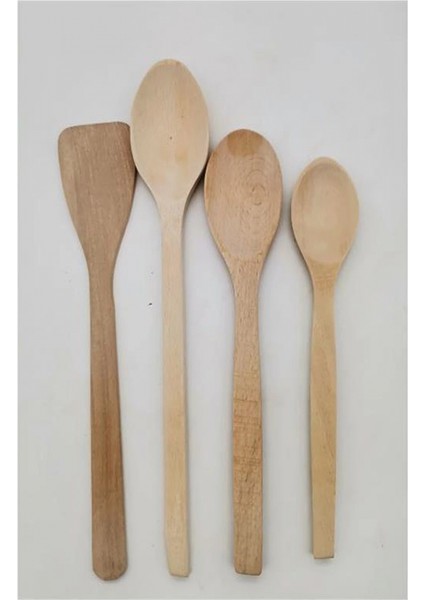 Mutfak Ahşap Kaşık Set 4lü Balsa Ks-04