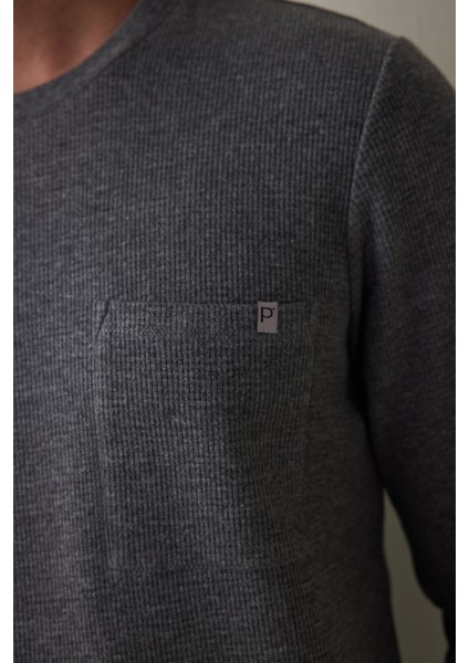 Antrasit Antra Erkek Relax Uzun Kollu Pijama Takımı indirimleri