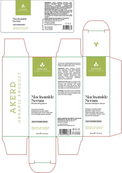 Serum Niacinamide Gözenek Sıklaştırıcı Aydınlatıcı Akne Karşıtı Serum indirimleri