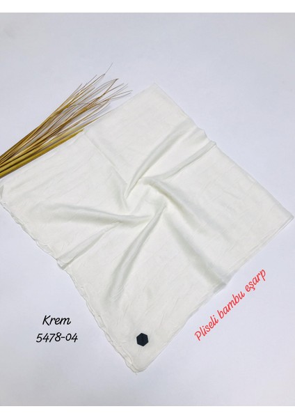 5478 Pliseli Bambu Eşarp