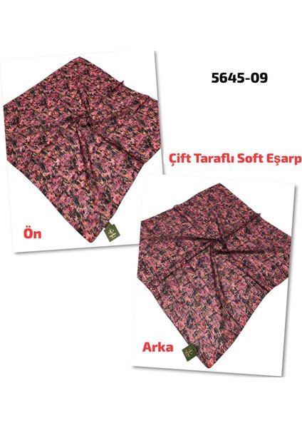 5645 Lop'res Çift Taraflı Soft Eşarp