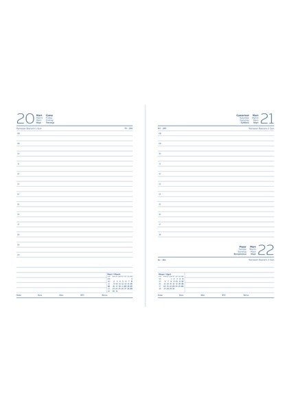 2026 107-ECK Iplik Dikişli - Sert Kapak 17X24 Günlük Beyaz Ajanda Turuncu fiyatları