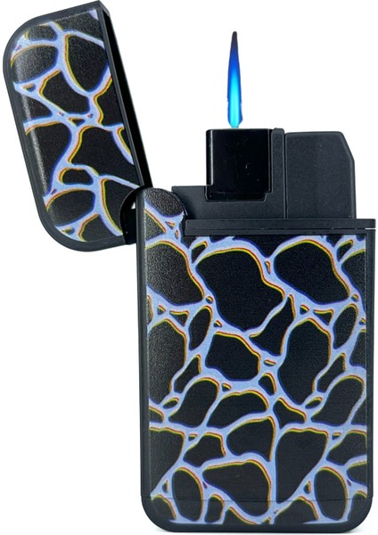 Cool Tasarım Jet Alev Çakmak - Black Crackle modelleri