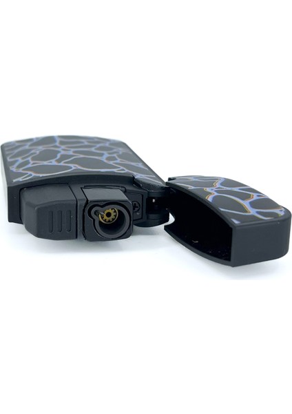 Cool Tasarım Jet Alev Çakmak - Black Crackle fırsatları