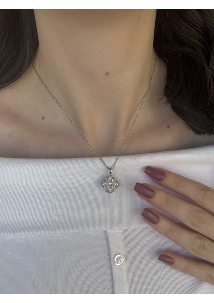 Gümüş Yonca Kolye fiyatları