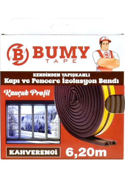 Kapı ve Pencere Izolasyon Bandı - Kahverengi