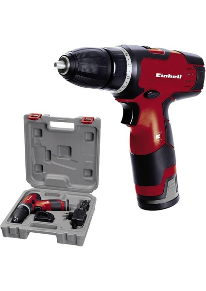 Akülü Vidalama Th-Cd 12-2 Li (12 V, 1,3 Ah, 24 Nm, Hızlı Durdurma, 2 Vitesli Şanzıman, 20 Tork Ayarı, Mil Kilidi, Taşıma Çantası Dahil) - 4513660