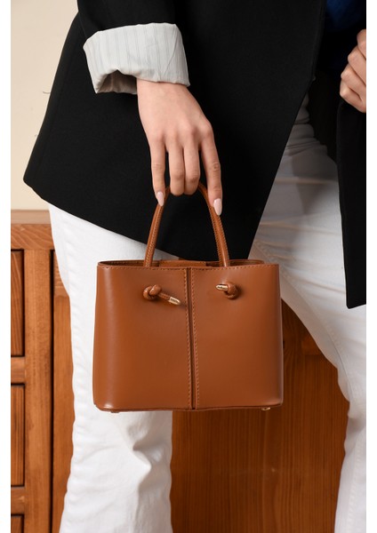 Kadın 3 Bölmeli Kaliteli Şık Çanta Omuzdan Asmalı Elden Tutmalı Askılı