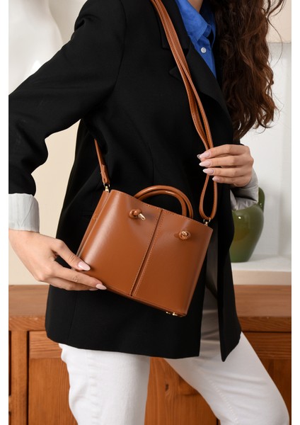 Kadın 3 Bölmeli Kaliteli Şık Çanta Omuzdan Asmalı Elden Tutmalı Askılı fiyatları