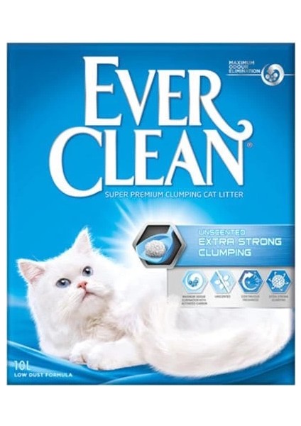 Ever Clean Extra Strong Kokusuz Topaklanan Kedi Kumu 10 Lt