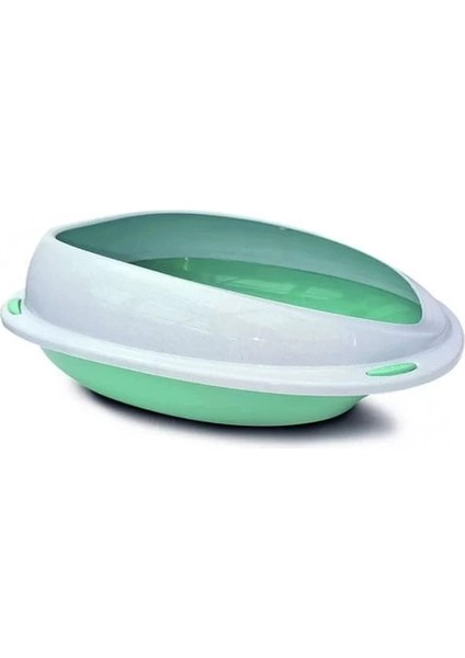 Aquael Comfy Cleo Açık Kedi Tuvaleti Medium Açık Yeşil 45X36X15.5 cm
