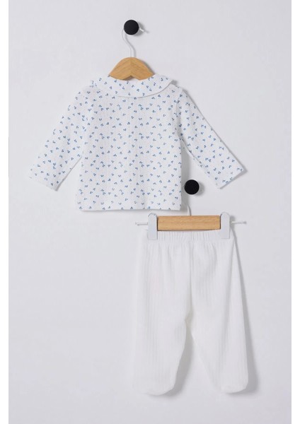 U.s Polo Bebek 2'li Takım USB2433 Beyaz-Mavi fiyatları