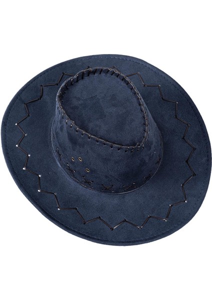 Kovboy Şapkası - Fötr Şapka - Petrol Mavisi - HG-200 fiyatları