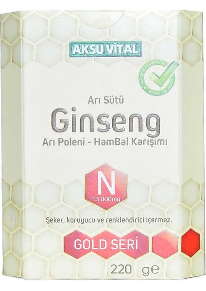 Arı Sütü Ginseng Polen Bal Karışımı 220 gr modelleri