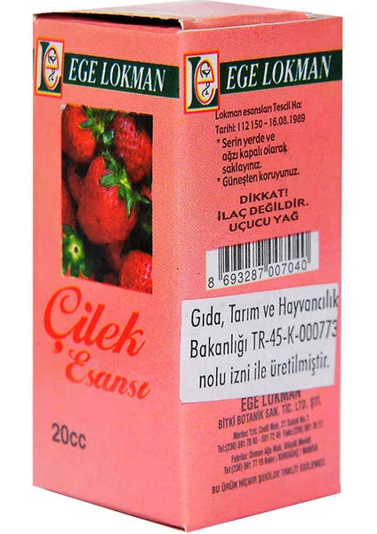 Çilek Esansı 20 cc fiyatları