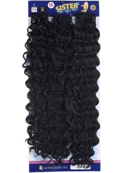 Afro Dalgası Saç/siyah 1