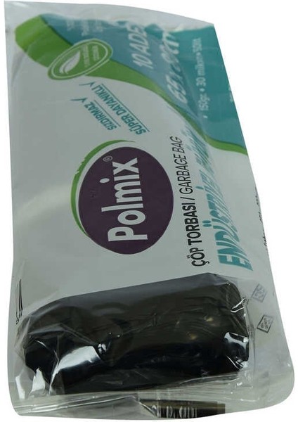 Çöp Torbası Büyük Boy 65X80CM 150GR 30MIKRON 50LT Siyah Rulo 10 Adet modelleri