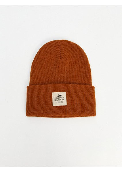 Yeni Sezon Etiket Nakışlı Erkek Bere