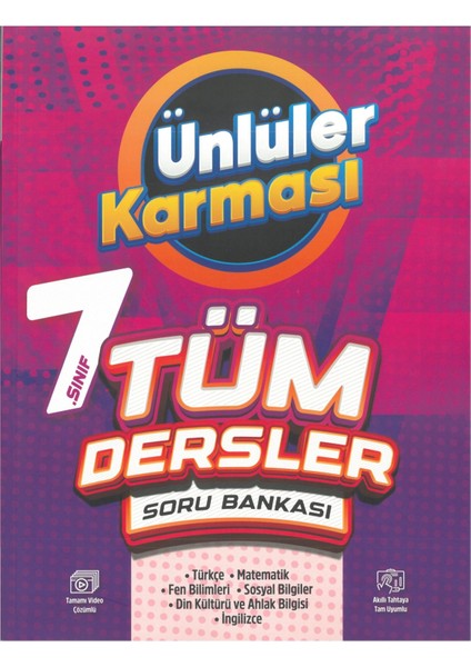7. Sınıf Tüm Dersler Soru Bankası Yeni
