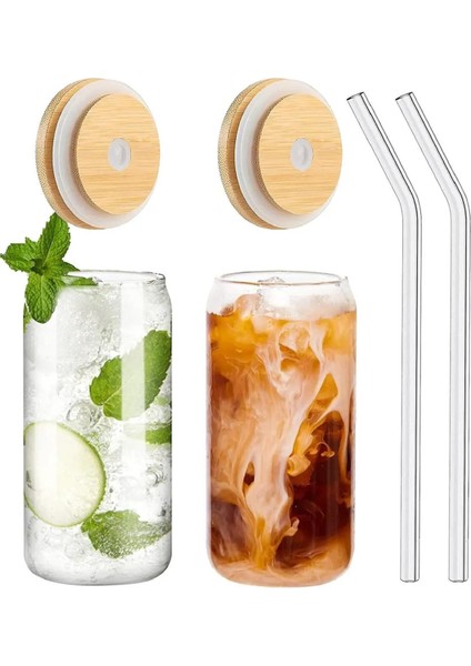 2li Bambu Kapaklı Pipetli Isıya Dayanıklı Cam Bardak 550 ml Kola Kutu Şekilli Kahve Sunum Bardağı fiyatları