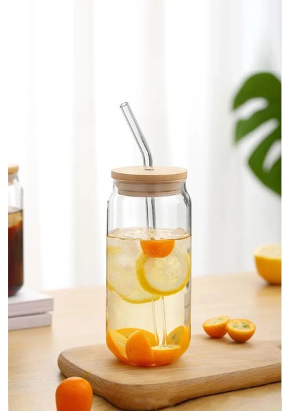 2li Bambu Kapaklı Pipetli Isıya Dayanıklı Cam Bardak 550 ml Kola Kutu Şekilli Kahve Sunum Bardağı modelleri