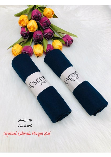 3045 Lüks Likralı Penye Şal