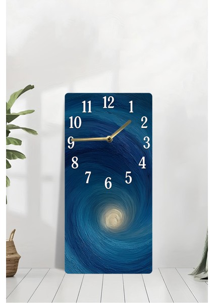 Uv Baskı Mdf Tablo Saat – 30X60 cm Dekoratif Tasarım– USD247