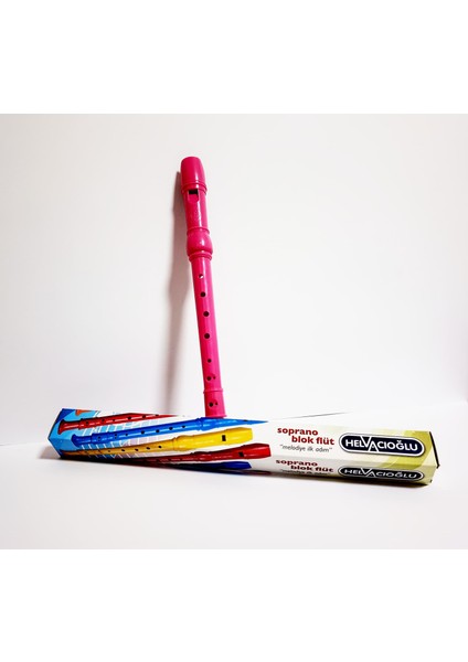 Blok Flüt Pembe